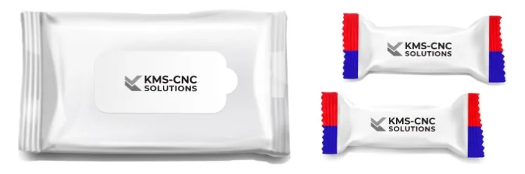 Typische Produkte und Gebinde für Kissenverpackungsmaschine (Dünnfolie)