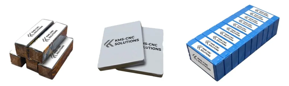 Typische Produkte und Gebinde für Kompakte Verpackungsmaschine mit transparenter Folie